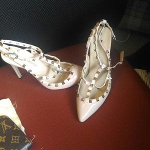 Rockstuds High Heels Size 37 in light pink